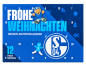 Preview: FC Schalke 04 S04 Socken-Adventskalender Gr. 36-41 – 12 Paar