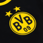 Preview: Borussia Dortmund BVB Baby Body Emblem Schwarz GOTS