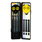 Preview: Borussia Dortmund BVB Steel-Dartpfeile 3er-Set 18 g mit 6 Flights und Box