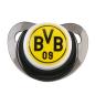 Preview: Borussia Dortmund BVB NUK Schnuller 2er-Set 6–18 Monate mit EMMA