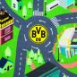 Preview: Borussia Dortmund BVB Spielteppich 100 x 120 cm