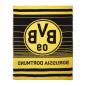 Preview: Borussia Dortmund BVB Fleecedecke Streifen 150 x 200 cm