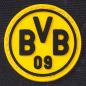 Preview: Borussia Dortmund BVB Umhänge-Geldbeutel allover schwarz Kids
