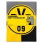 Preview: Borussia Dortmund BVB Wendebettwäsche Schwarz Gelb 135 x 200 cm