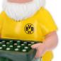 Preview: Borussia Dortmund BVB Gartenzwerg mit Bierkasten 26 cm