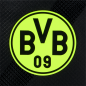 Preview: Borussia Dortmund BVB Turnbeutel Neon 41 x 43 cm Schwarz