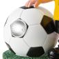 Preview: Borussia Dortmund BVB Solar-Gartenzwerg mit LED-Ball 25 cm