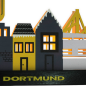 Preview: Borussia Dortmund BVB Weihnachtsdorf aus Holz mit Stadion 18 cm