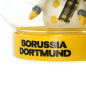 Preview: Borussia Dortmund BVB Christbaumkugel Schneemann mit LED