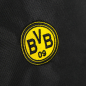 Preview: Borussia Dortmund BVB Festival II Schultertasche Retro Schwarz mit Logo