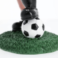 Preview: Borussia Dortmund BVB Gartenzwergin mit Fußball 27 cm Polyresin