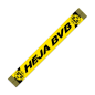 Preview: Borussia Dortmund BVB Fanschal HEJA BVB GOTS Bio-Baumwolle Schwarz-Gelb