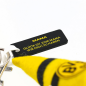 Preview: Borussia Dortmund BVB Wichtel-Schlüsselanhänger Mama Schwarz-Gelb