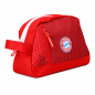 Preview: FC Bayern München Kulturbeutel Unisex Rot 2 L wasserabweisend