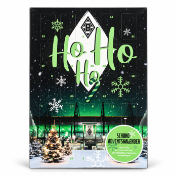 Borussia Mönchengladbach Adventskalender 2026 180 g Schokolade + 15 € Gutschein