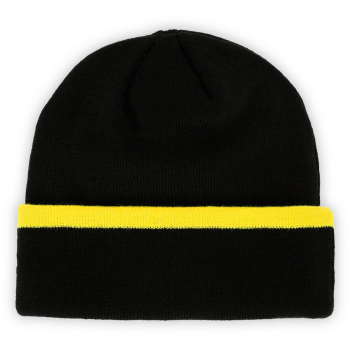 Preview: Borussia Dortmund BVB New Era Beanie Schwarz mit gelbem Streifen