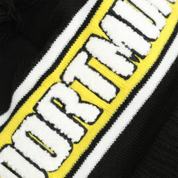 Preview: Borussia Dortmund BVB New Era Bommelmütze Dortmund Schwarz-Gelb
