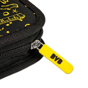 Preview: Borussia Dortmund BVB Schüleretui Graffiti gefüllt mit 18 Buntstiften