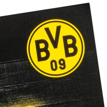 Borussia Dortmund BVB Geldscheinkarte Glückwunsch schwarz-gelb