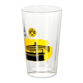 Borussia Dortmund BVB Wasserglas Skyline 2er Set 200 ml