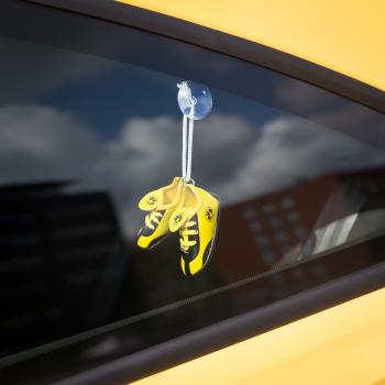 Preview: Borussia Dortmund BVB Autoschuhe mit Saugnapf