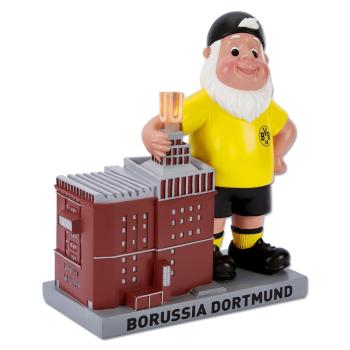 Preview: Borussia Dortmund BVB Gartenzwerg U-Turm mit LED