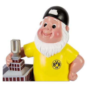Preview: Borussia Dortmund BVB Gartenzwerg U-Turm mit LED