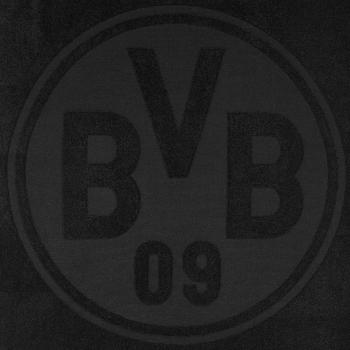 Preview: Borussia Dortmund BVB Badetuch schwarz 70 x 180 cm