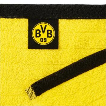 Preview: Borussia Dortmund BVB Handtuch Gelb 50 x 100 cm Baumwolle