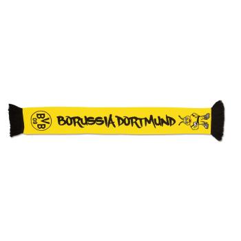 Preview: Borussia Dortmund BVB Kinder Wendeschal EMMA 140 x 18 cm
