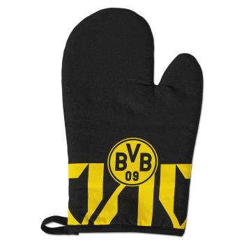 Preview: Borussia Dortmund BVB Ofenhandschuhe schwarzgelb