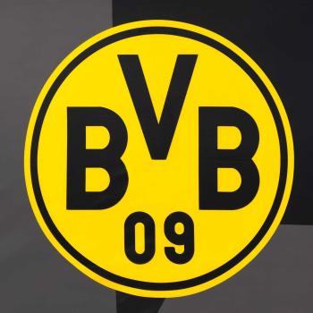 Preview: Borussia Dortmund BVB Hissfahne schwarz 250 x 150 cm