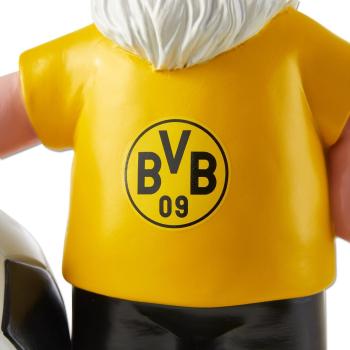 Preview: Borussia Dortmund BVB Solar-Gartenzwerg mit LED-Ball 25 cm