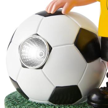 Preview: Borussia Dortmund BVB Solar-Gartenzwerg mit LED-Ball 25 cm