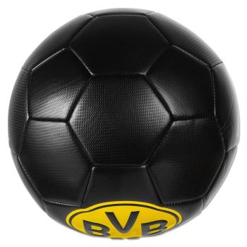 Preview: Borussia Dortmund BVB Fußball Schwarz Embossed Gr. 5 mit Logo
