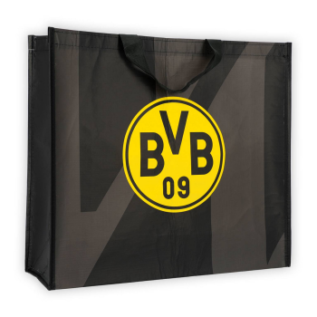 Preview: Borussia Dortmund BVB Tragetasche Leistungsträger Schwarz R-PET 45 cm