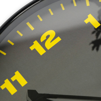 Preview: Borussia Dortmund BVB Wanduhr Stadion 30 cm Schwarz-Gelb