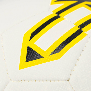 Preview: Borussia Dortmund BVB Fußball Arrow Größe 5 Weiß-Gelb mit Logo