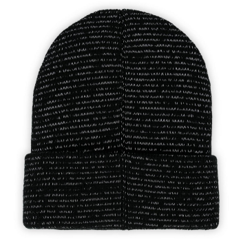Preview: Borussia Dortmund BVB Reflective Beanie Schwarz mit Reflektorfäden