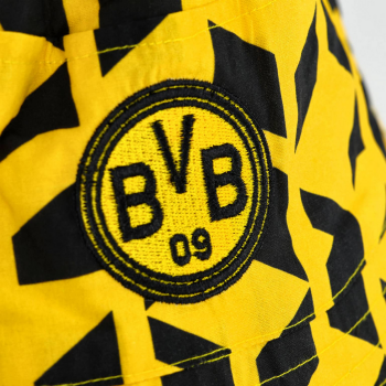 Preview: Borussia Dortmund BVB Festival II Fischerhut Retro Schwarz-Gelb Baumwolle
