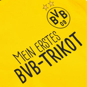 Preview: Borussia Dortmund BVB Baby Geschenkbox 3er-Set GOTS Baumwolle