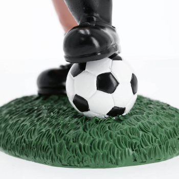 Borussia Dortmund BVB Gartenzwergin mit Fußball 27 cm Polyresin