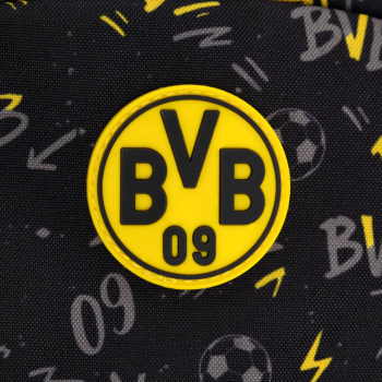 Preview: Borussia Dortmund BVB Kinder-Rucksack AOP Schwarz 30 x 25 x 12 cm