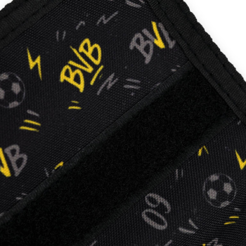 Borussia Dortmund BVB Kinder-Geldbeutel AOP Schwarz 12,5 x 10 cm