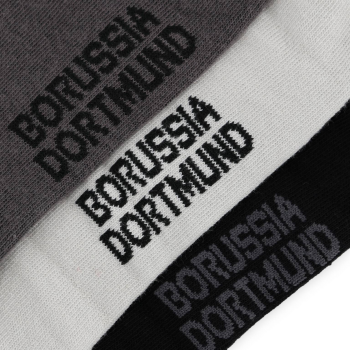 Borussia Dortmund BVB Socken Geschenkset 3er Pack Gr. 39-46