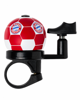 FC Bayern München Fahrradklingel Fußballform Rot/Weiß