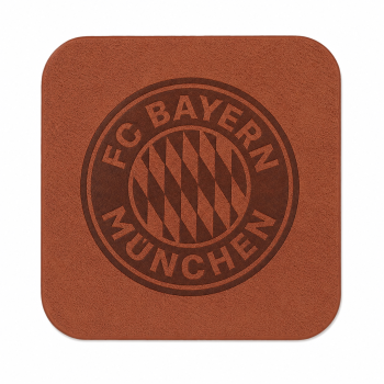Preview: FC Bayern München Untersetzer 4er-Set Braun