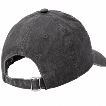 Preview: FC Bayern München Baseballcap Logo washed Grau verstellbar