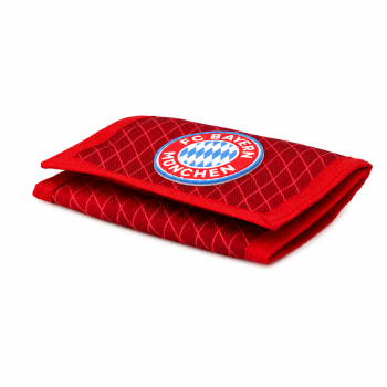 Preview: FC Bayern München Geldbeutel Unisex Rot wasserabweisend