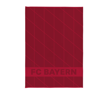 Preview: FC Bayern München Geschirrtücher 2er-Set Bordeaux 100x50 cm